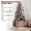 28.5 Inch Wooden Tree Collar Box for Indoor/Outdoor Use