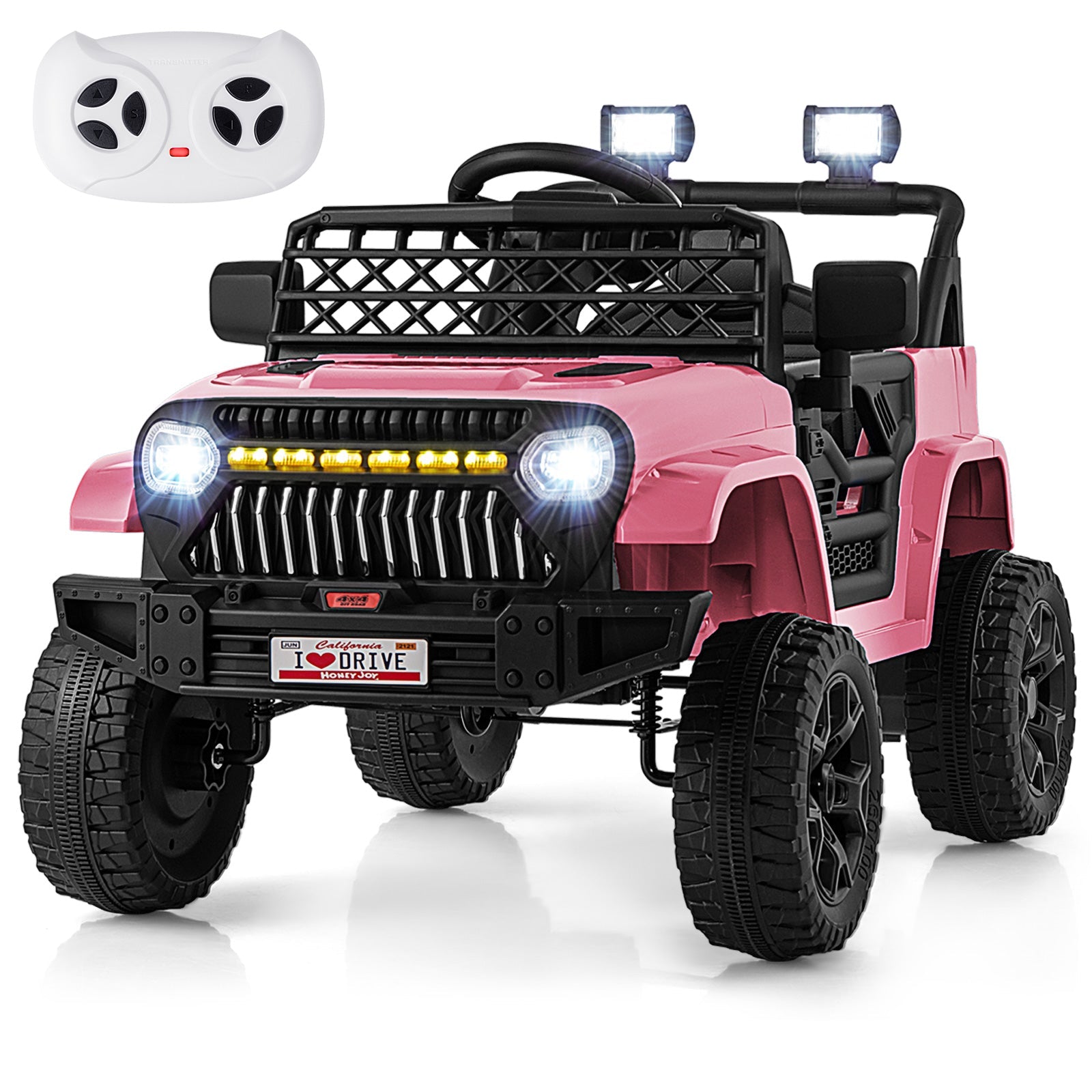 12V Kids Ride on Truck Car with Parental Remote and Music Player