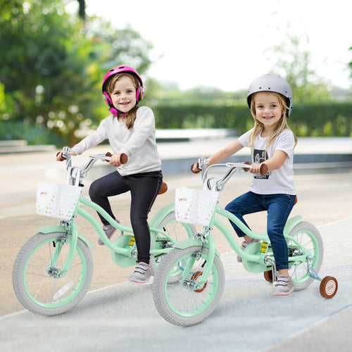 16 Inch Kids Bike with Adjustable Seat and Bell for Kids 3-8 Years Olds-16 inches