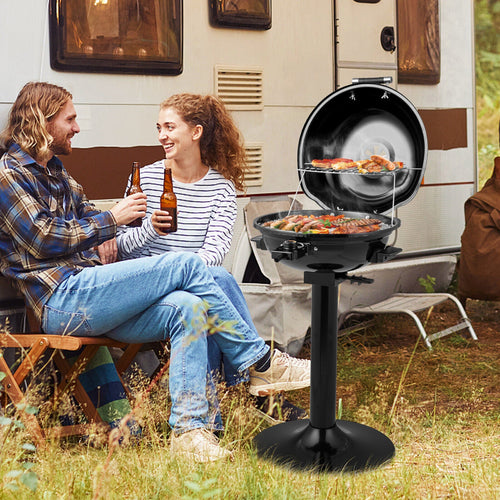 1600W Electric BBQ Grill with Removable Non
