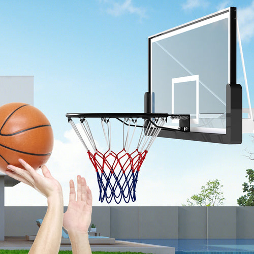 18" Basketball Rim Heavy Duty Wall Mounted Basketball Rim Goal Replacement