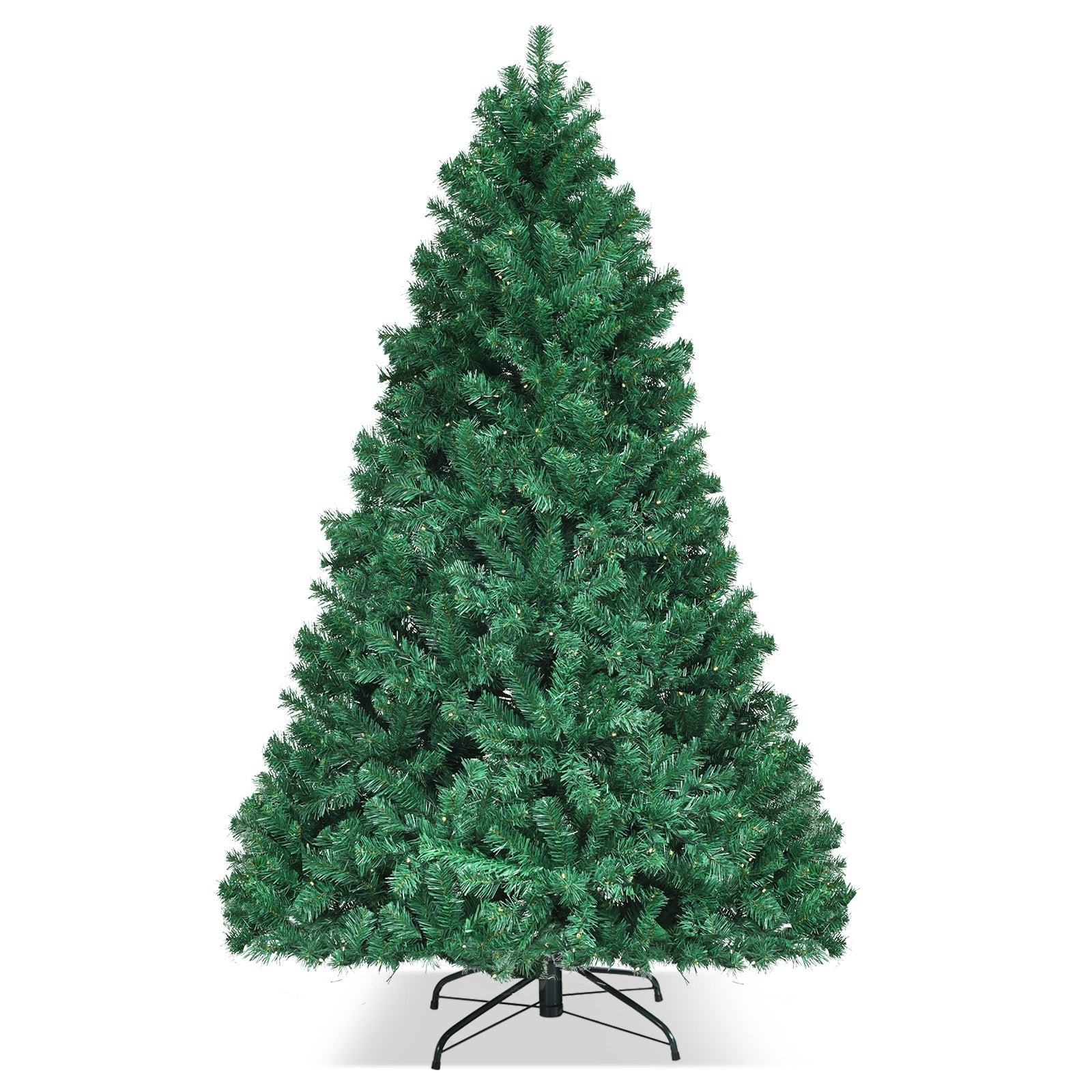 7 Feet PVC Artificial Christmas Tree with LED Lights