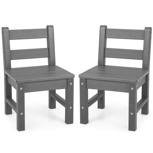 2 Pieces Kids Learning Chair set with Backrest