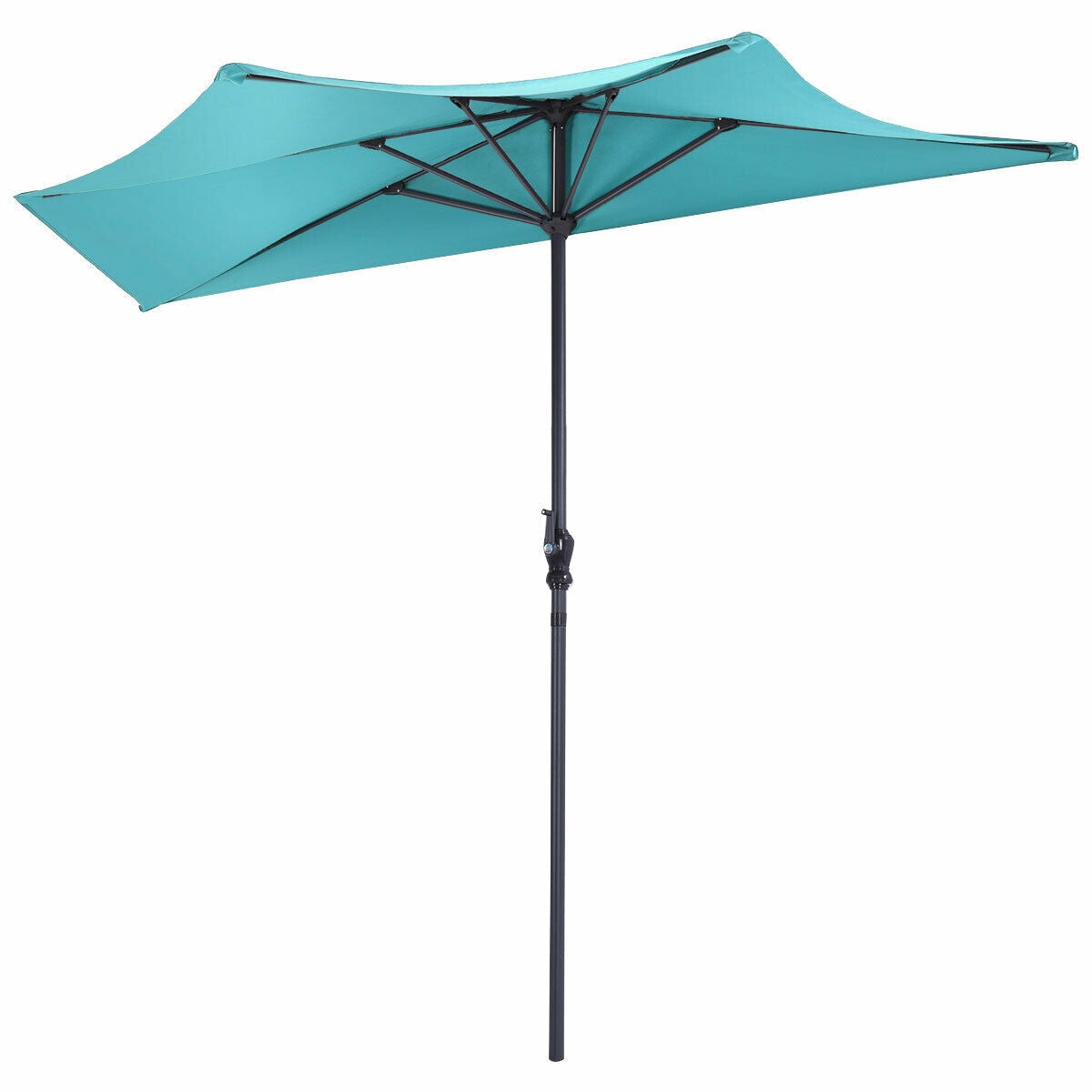 9Ft Patio Bistro Half Round Umbrella