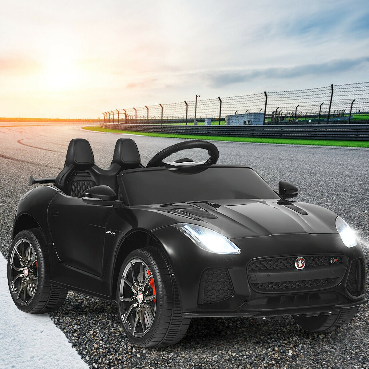 12V Jaguar F-Type SVR Licensed Kids Ride On Car
