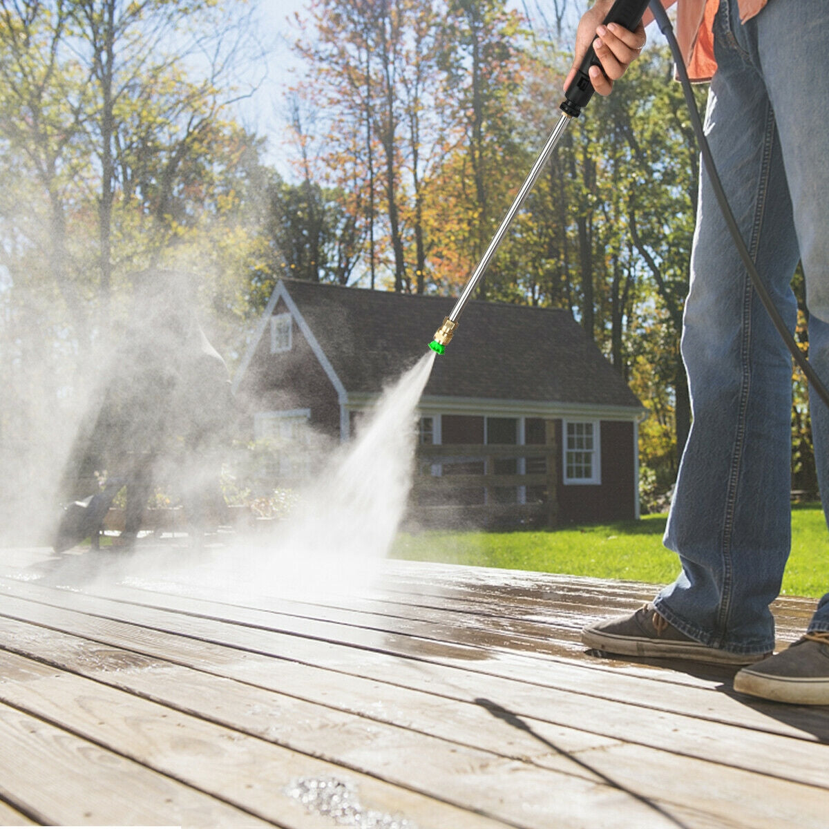 3500PSI Electric Pressure Washer with Wheels