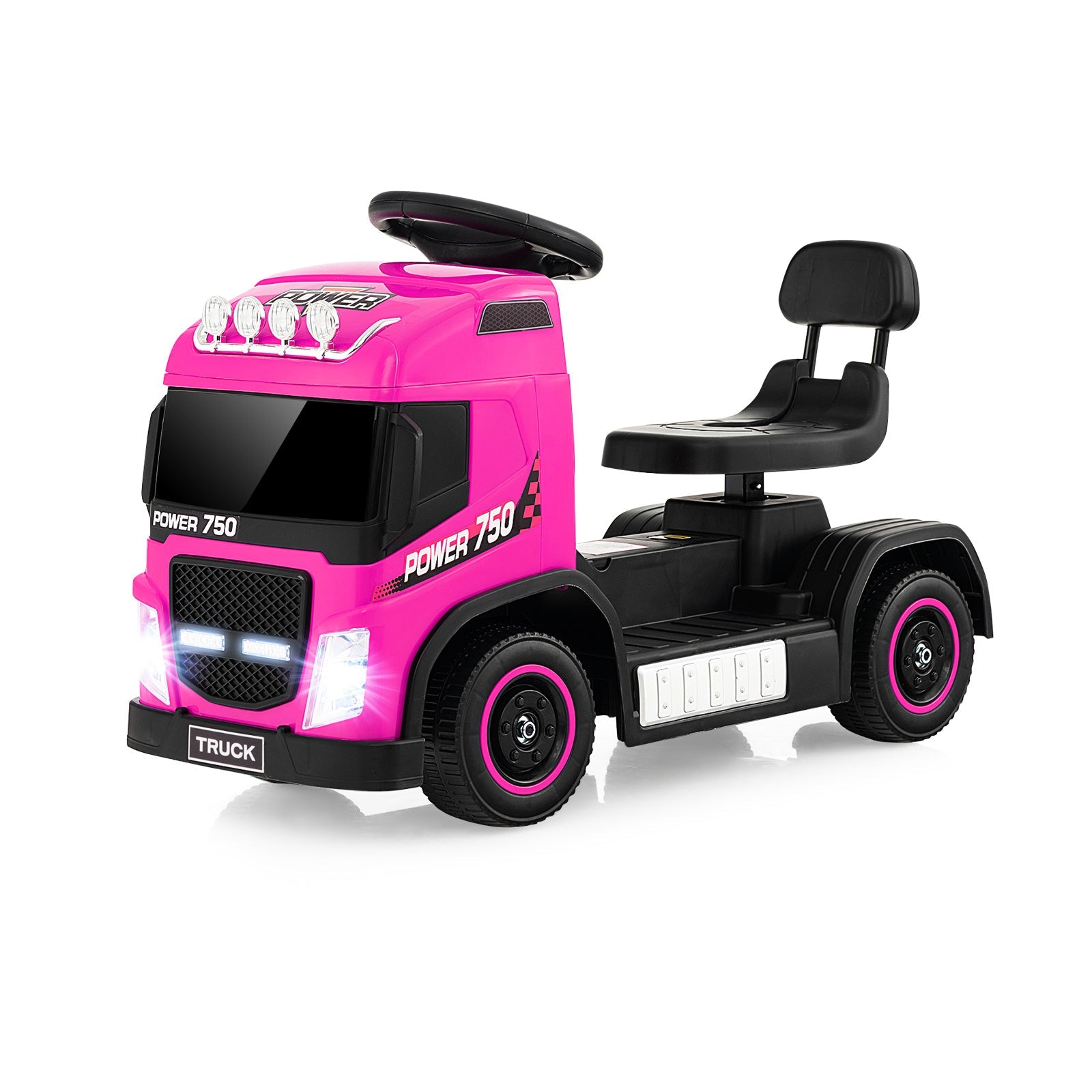 6V Kids Electric Ride-on Truck with Height Adjustable Seat
