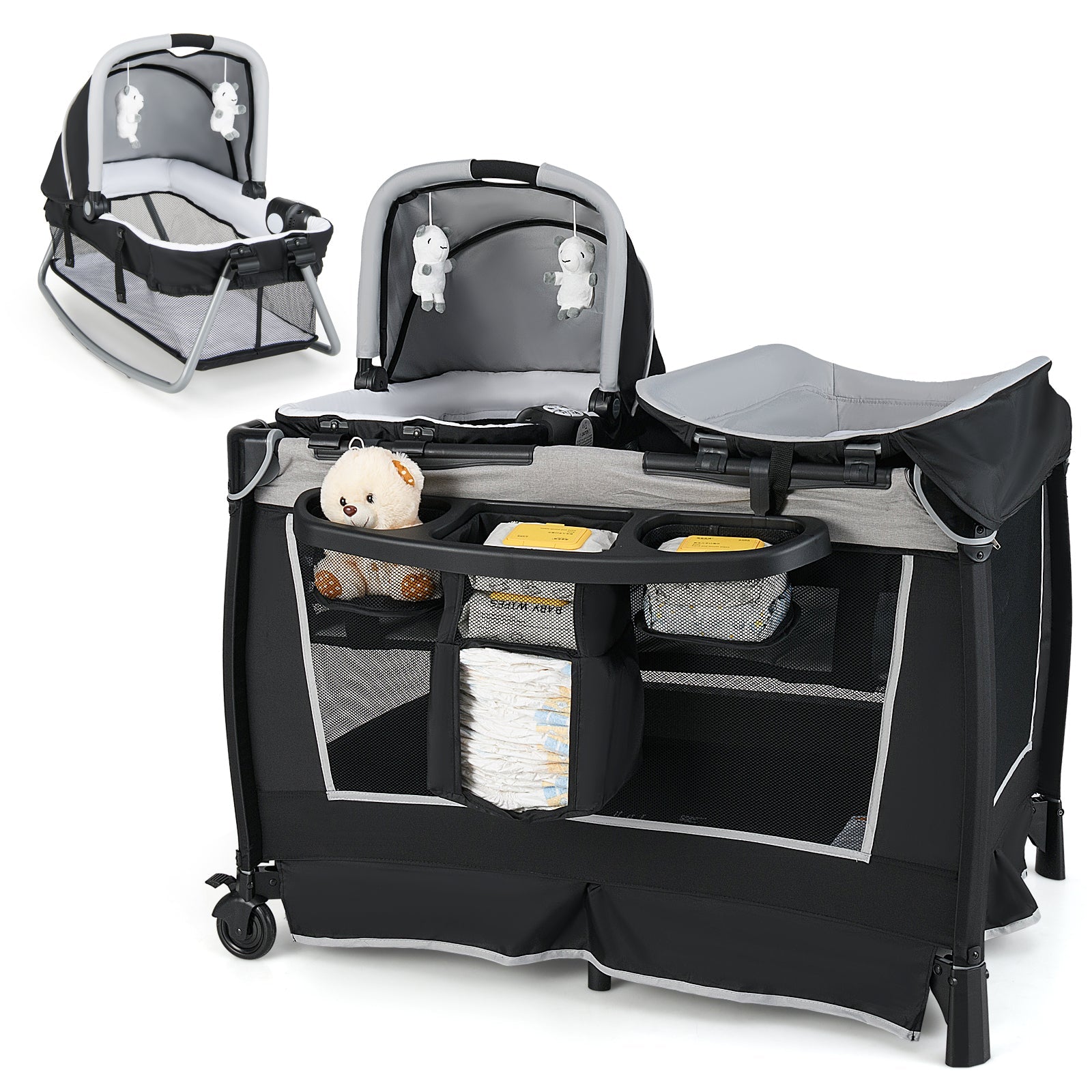 4-in-1 Convertible Portable Baby Play