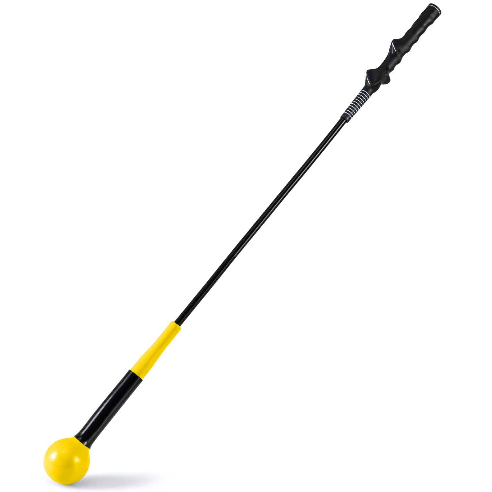 40 Inch Golf Swing Trainer Aid with Weighted Head for Grip Rhythm Balance