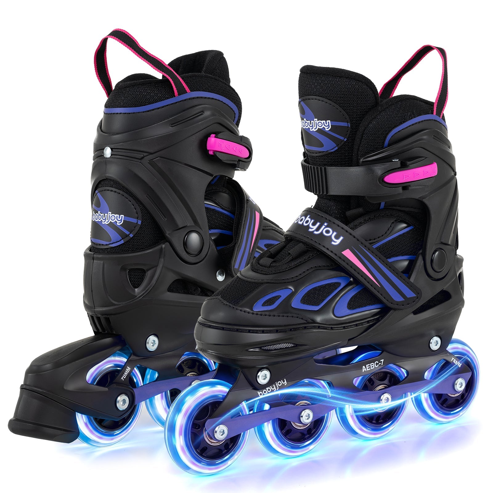 4 Sizes Adjustable Blade Roller with Light-up Wheels for Youth