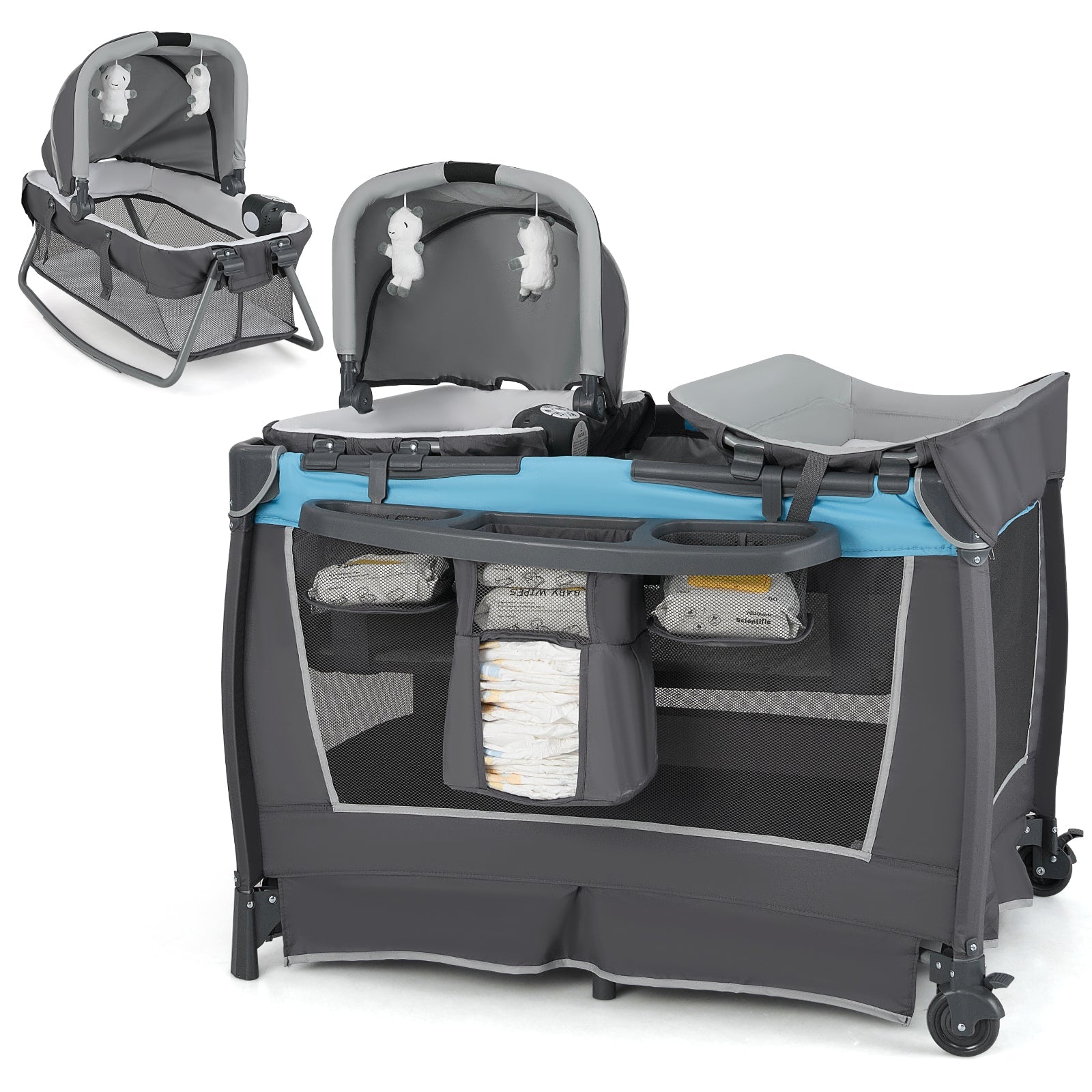 4-in-1 Convertible Portable Baby Play