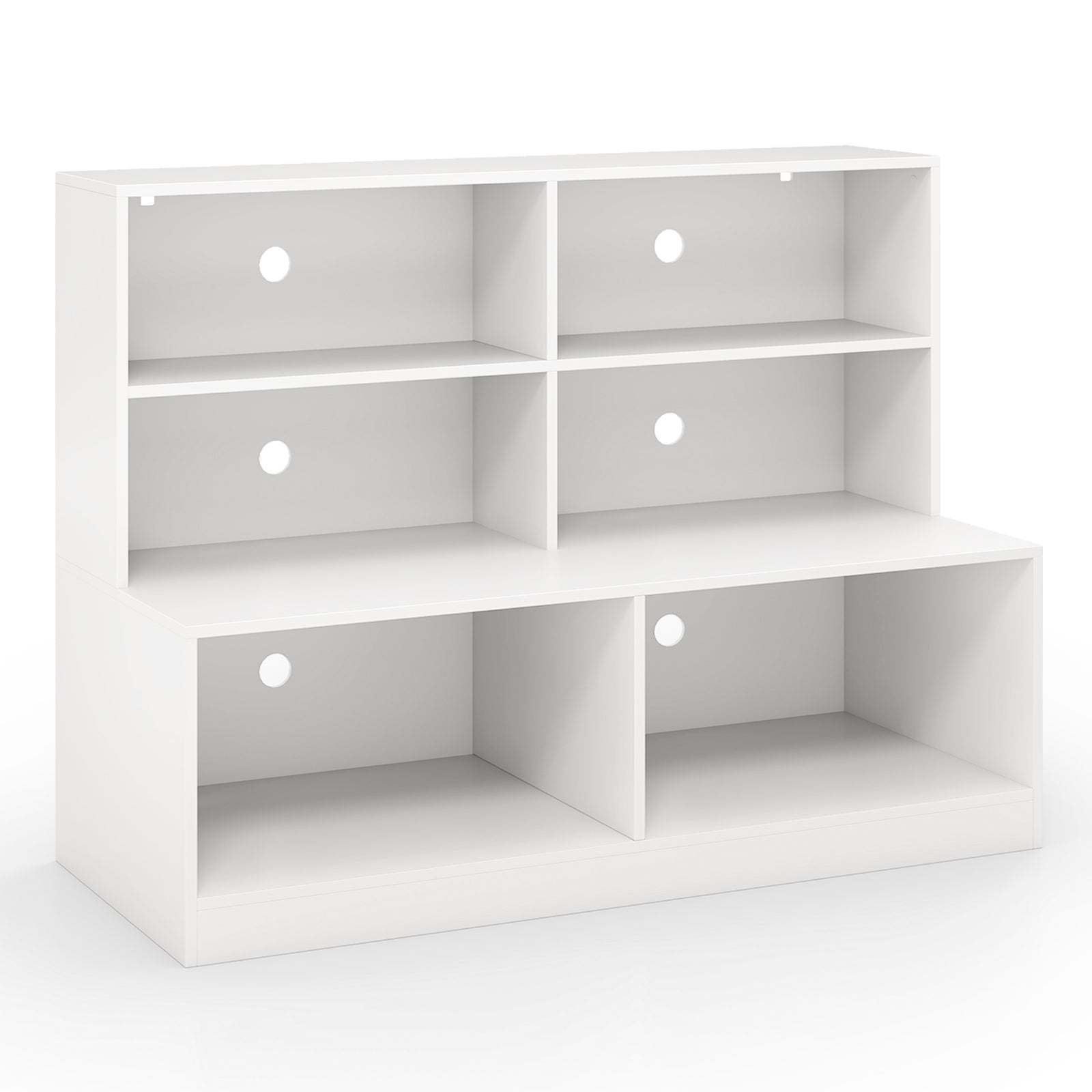 Entryway Shoe Cabinet with 2 Anti-tipping Kits-White