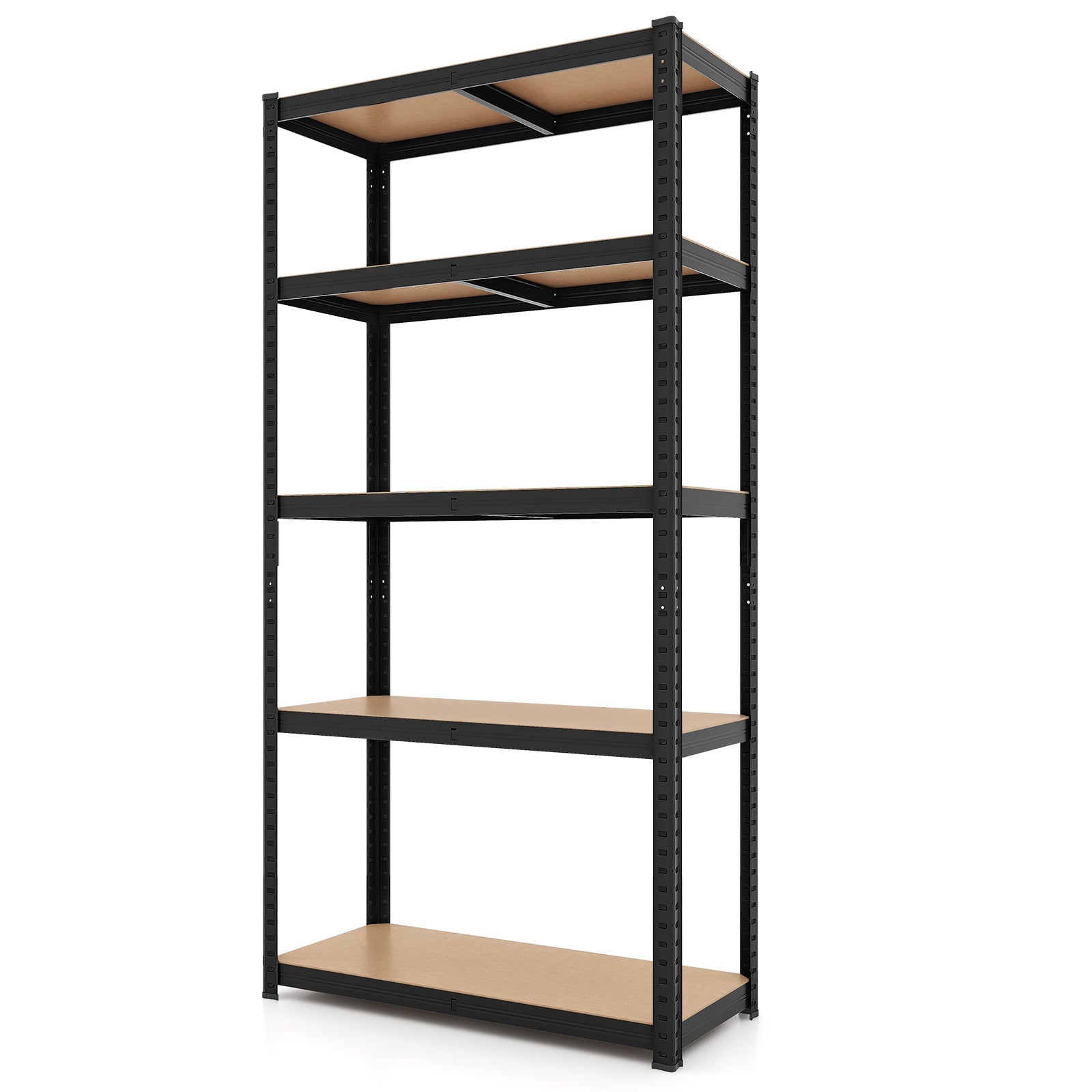5-Tier Heavy Duty Metal Shelving Unit with 2000 LBS Total Load Capacity