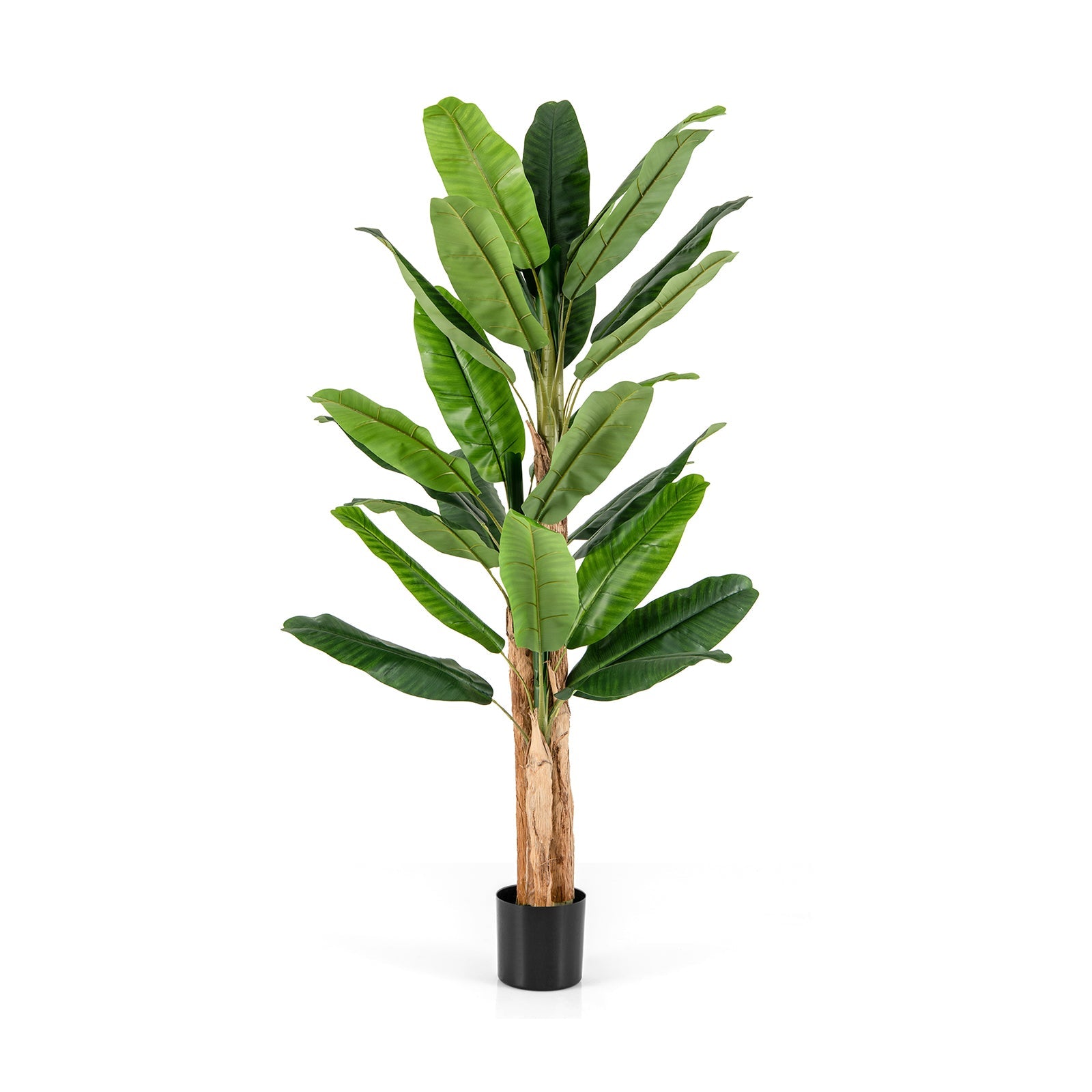 5.5/6.5 Feet Tall Artificial Banana Tree with 10/27 Large Leaves