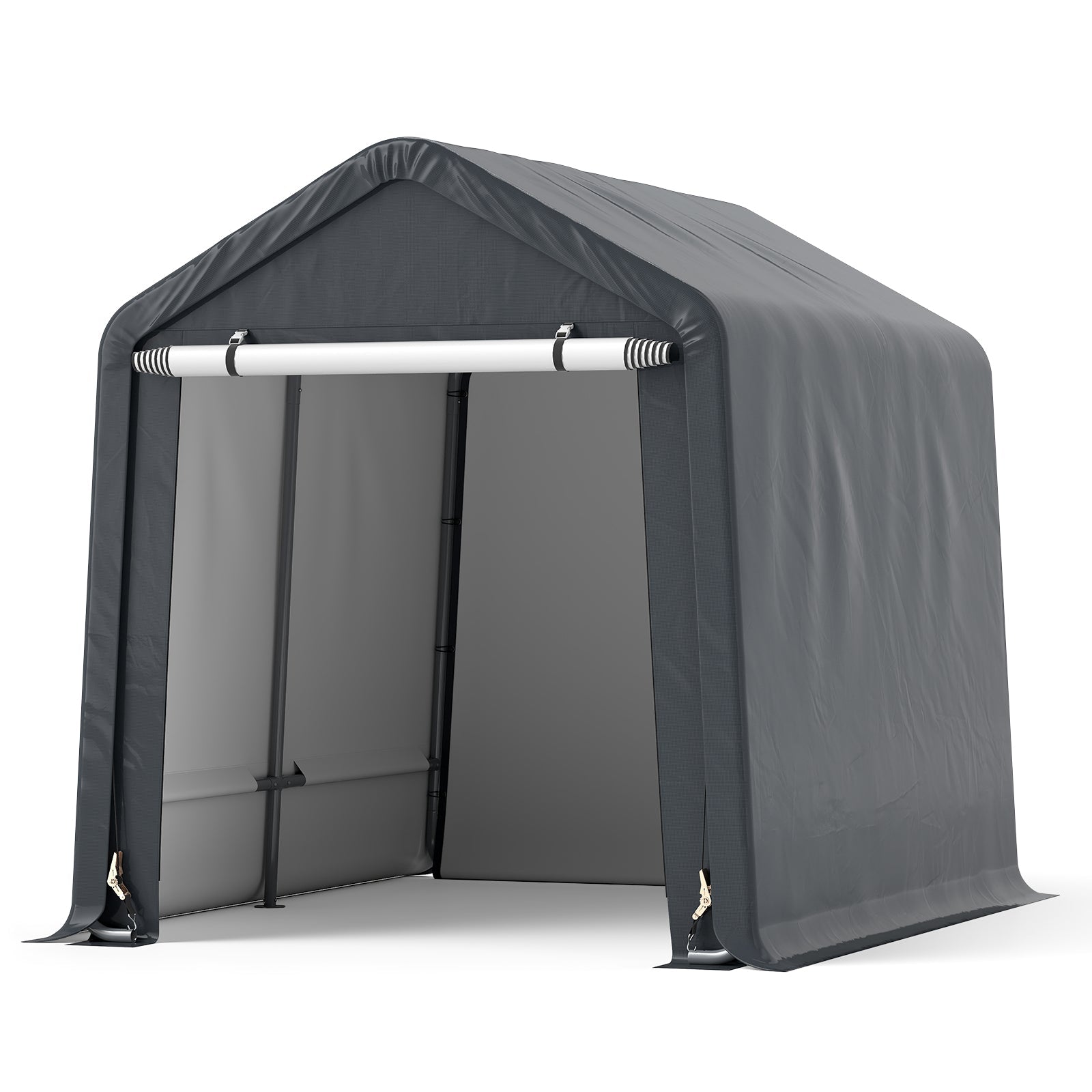 6 x 6.5/8 x 6.5 Feet Portable Motorcycle Outdoor Storage Shelter