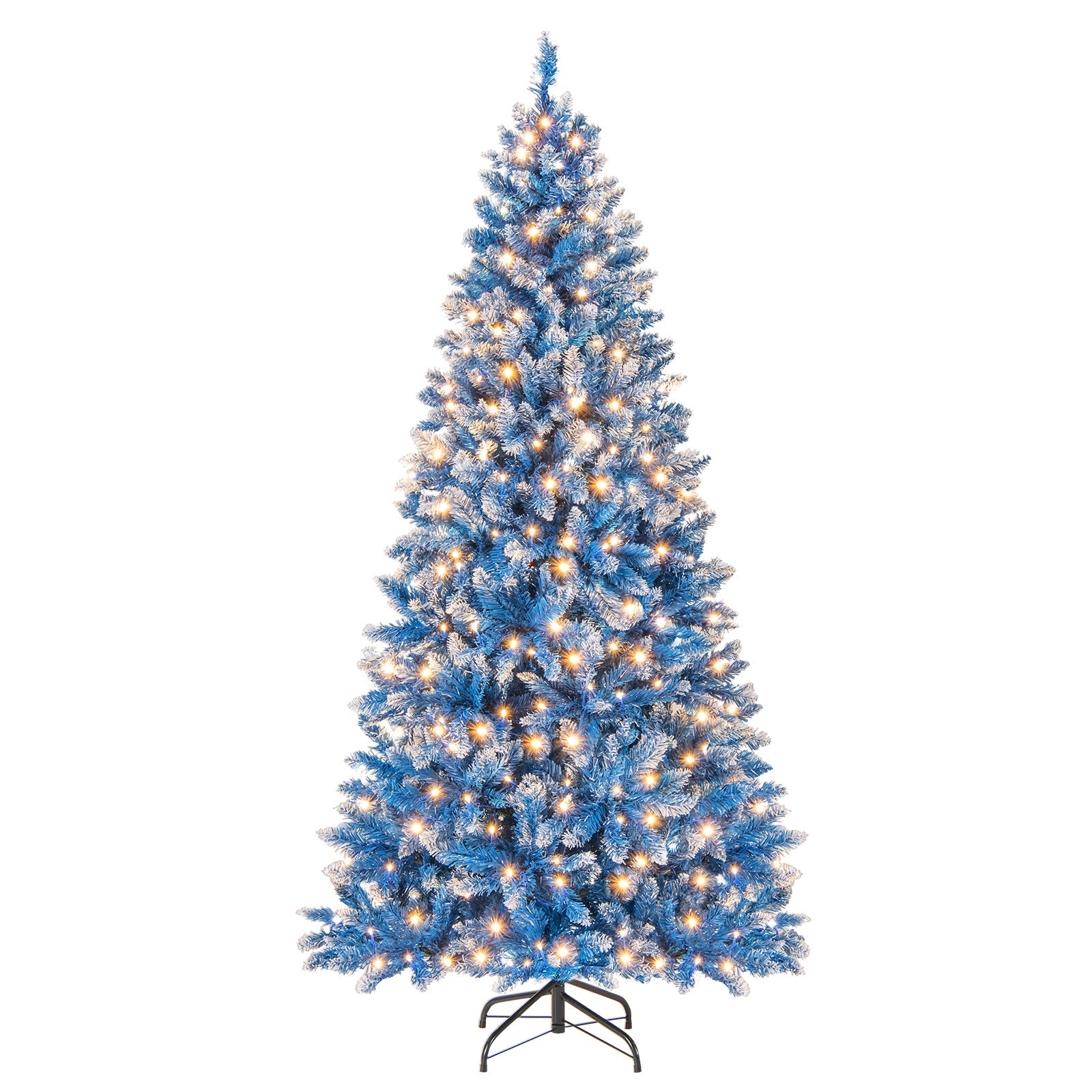 6/7/8/9 FT Artificial Christmas Tree with 767 Snowy Branch Tips