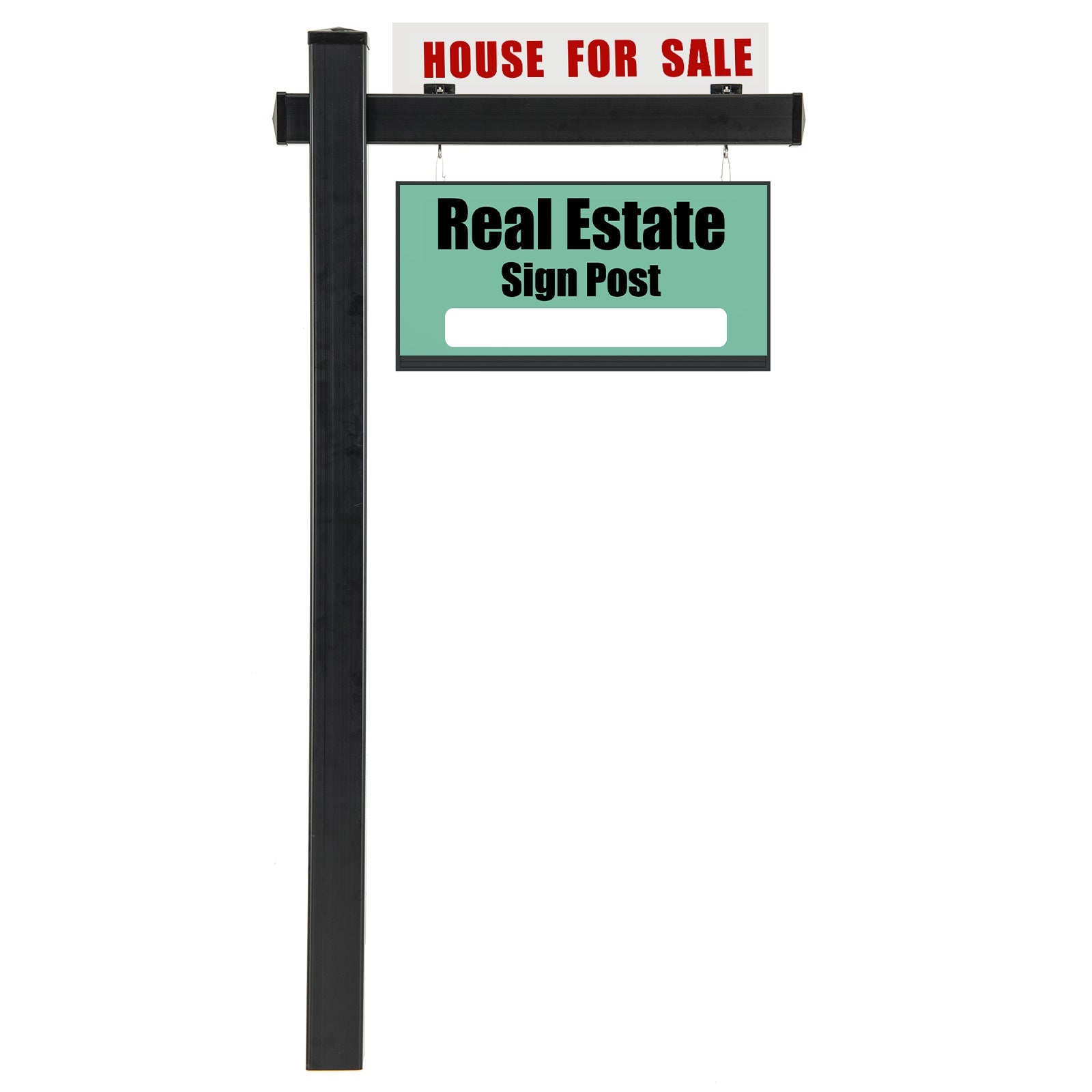6 Feet Vinyl UPVC Real Estate Sign Post Realtor Yard Sign Post