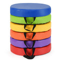 6 PCS Round Floor Cushions for Kids Classroom Floor Cushions with Handles-Multicolor
