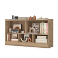 3-Piece Kid’s Room Bundle: Twin Size Wooden House Bed + Kid's Table and Chairs Set + Kids 2-Shelf Bookcase