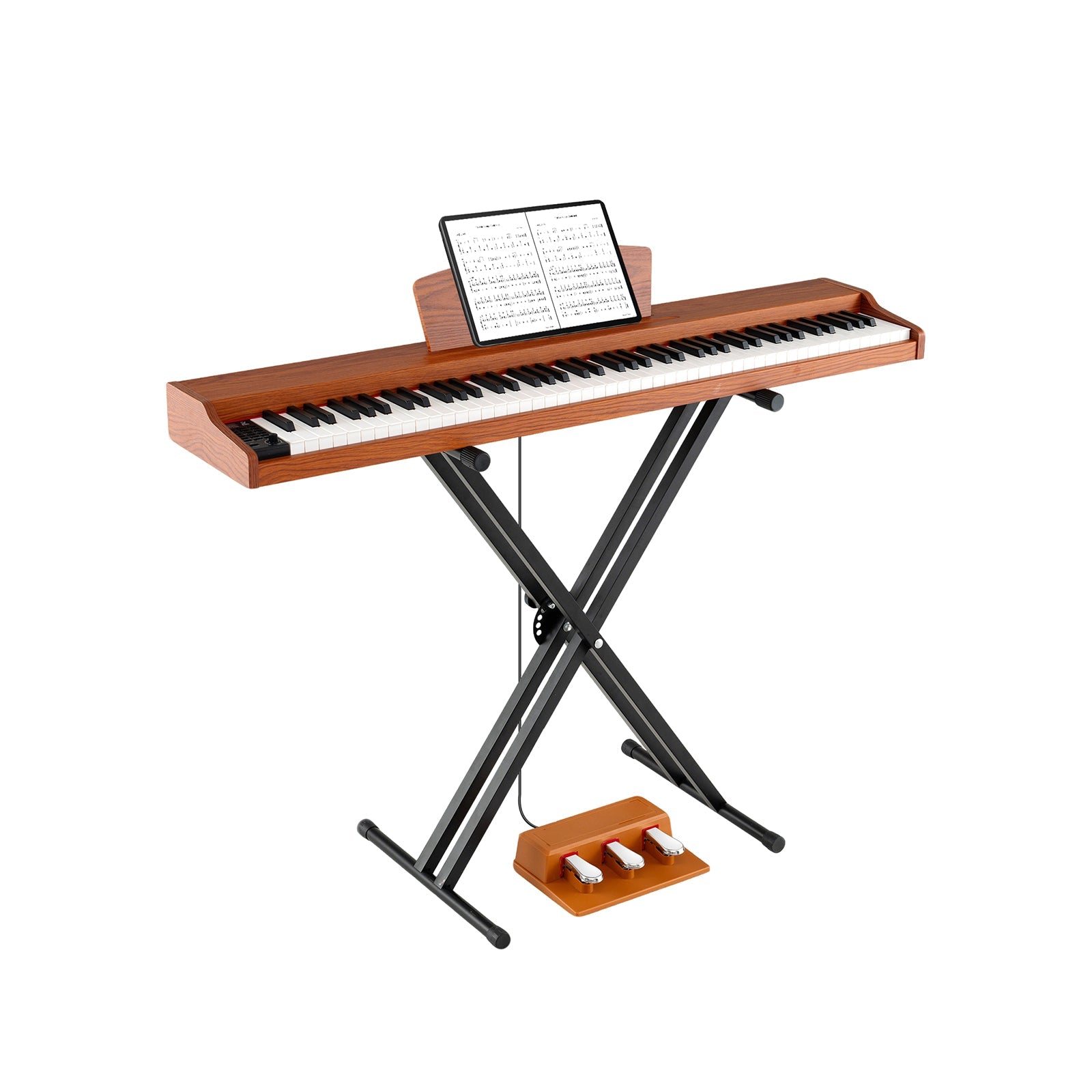 88-Key Keyboard Piano Set with Adjustable Stand