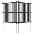 Air Conditioner Fence Panel with Metal Ground Stakes for Outside