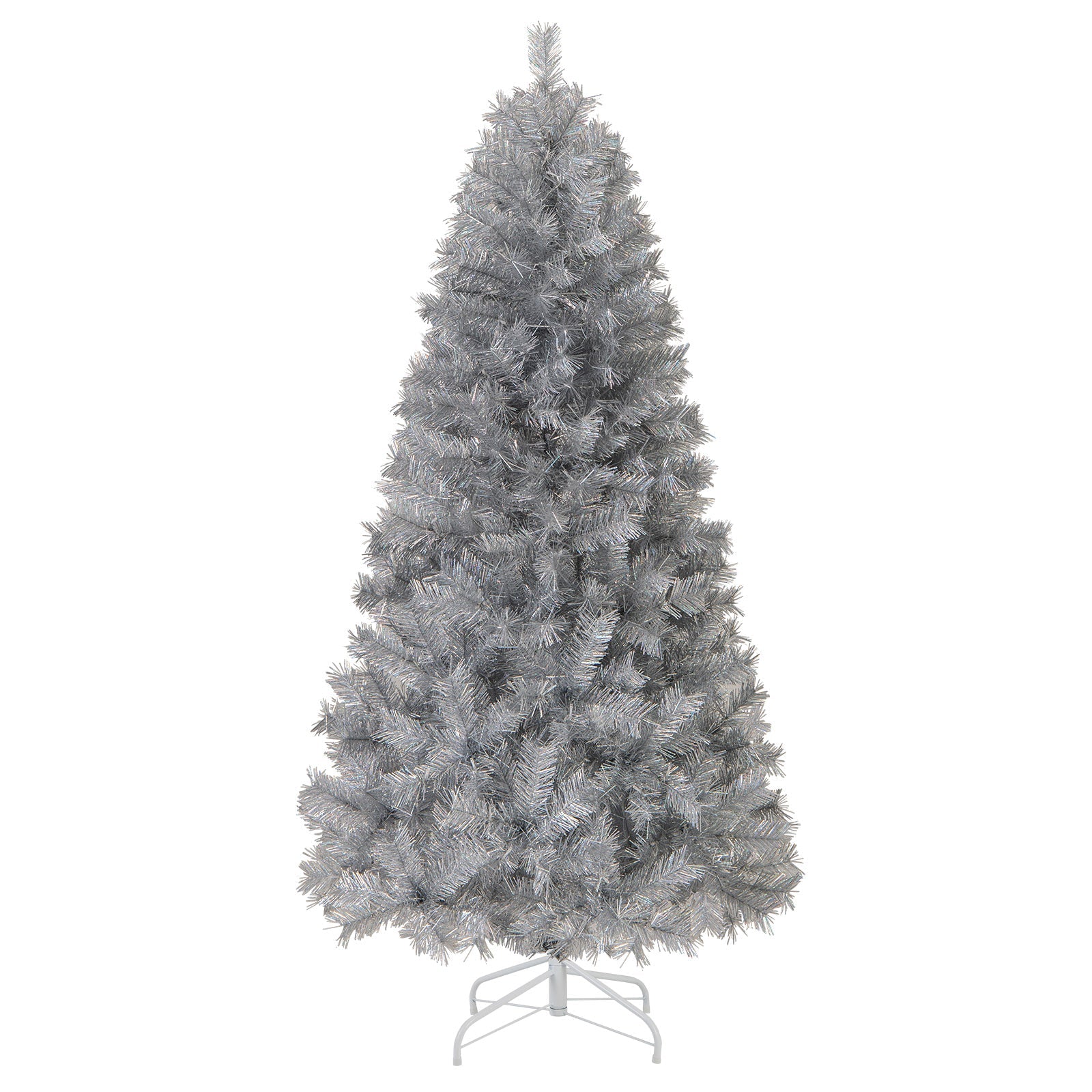 Artificial Xmas Tree with Branch Tips and Warm White LED Lights