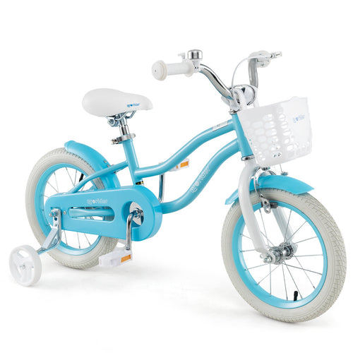 14/16/18 Inch Kids Bike with Dual Brakes and Adjustable Seat