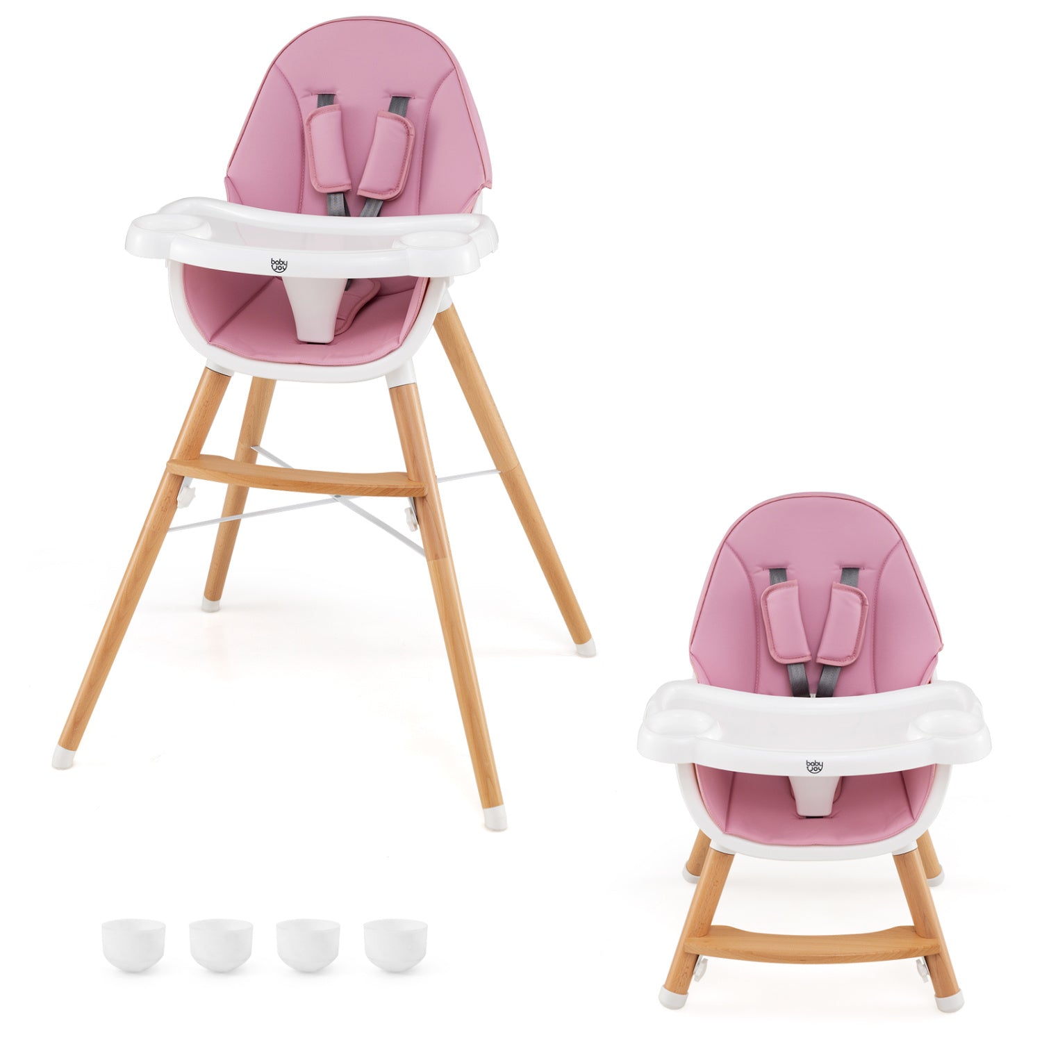 Baby High Chair with Dishwasher Safe Tray