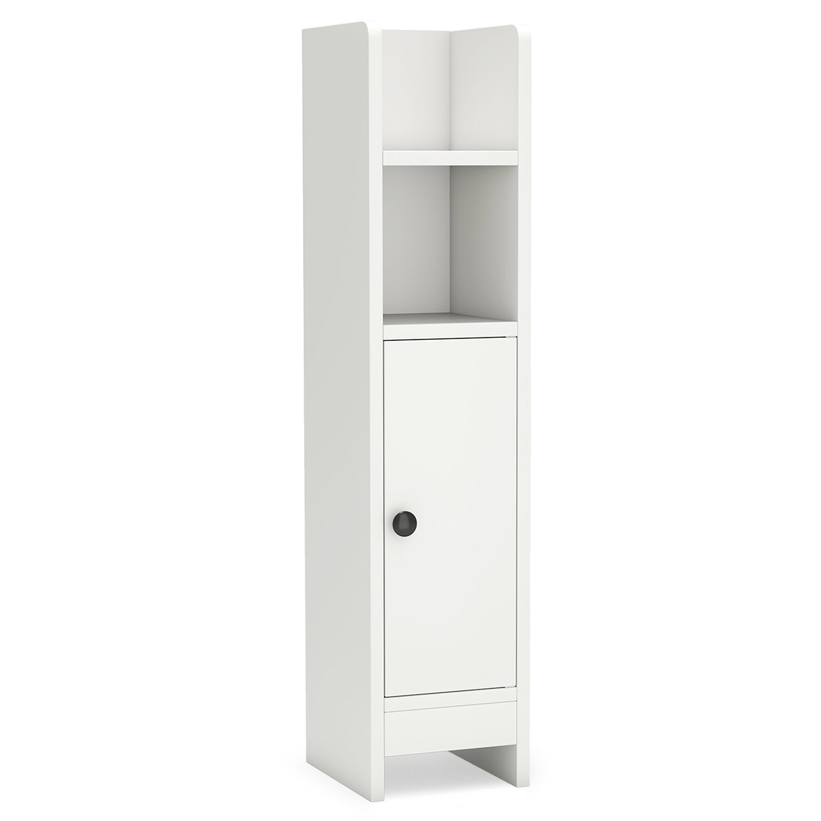 Bathroom Slim Cabinet Corner with Door and Adjustable Shelf