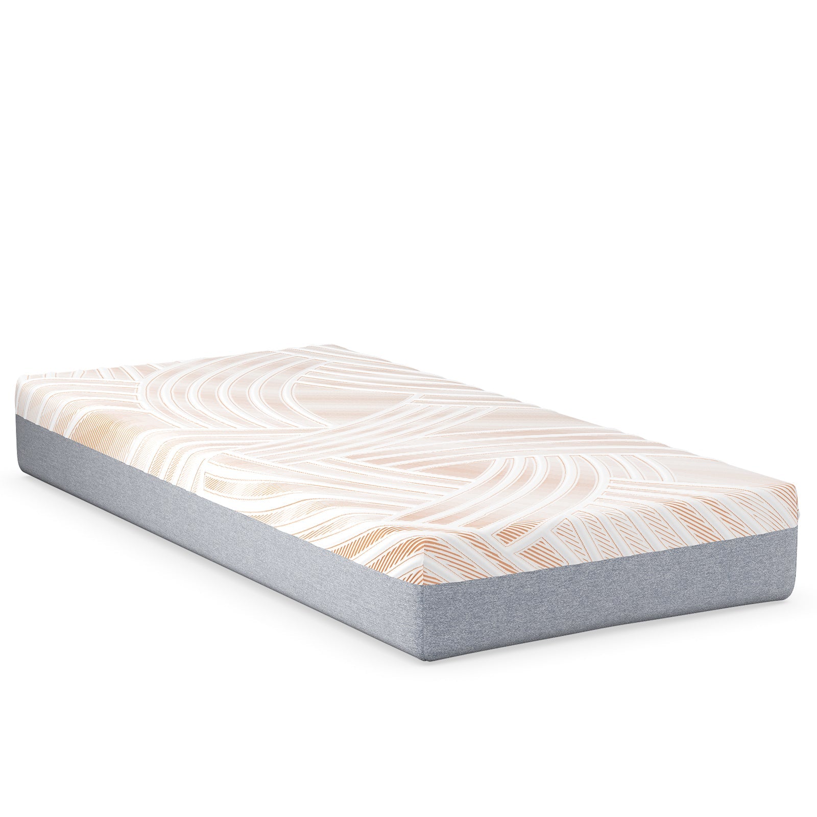 Bed Mattress Memory Foam Twin Size with Jacquard Cover for Adjustable Bed Base