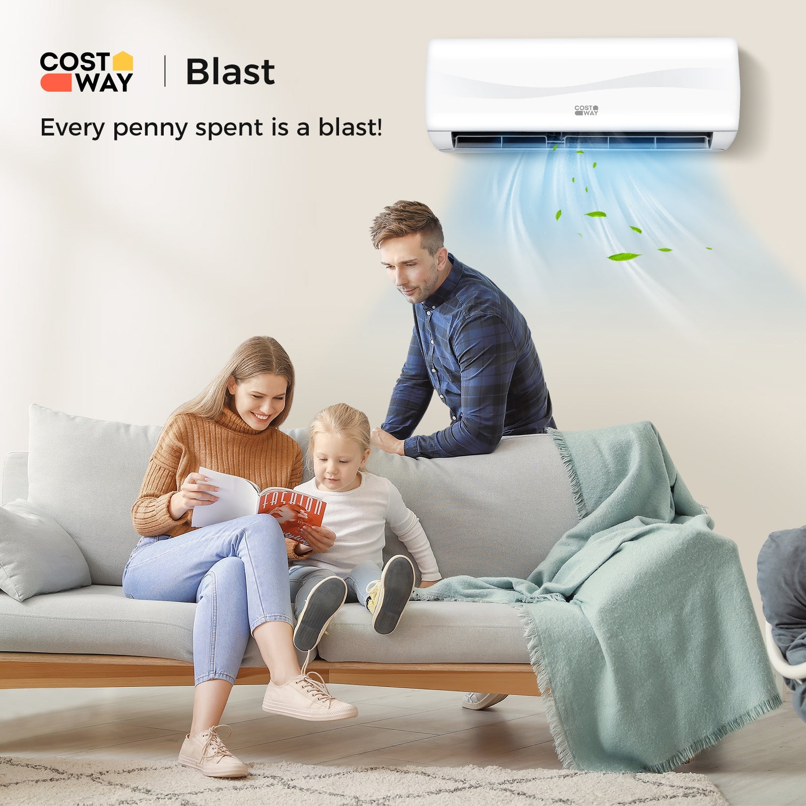 Blast Series 18000 BTU 19 SEER2 208-230V Mini Split Heat Pump
