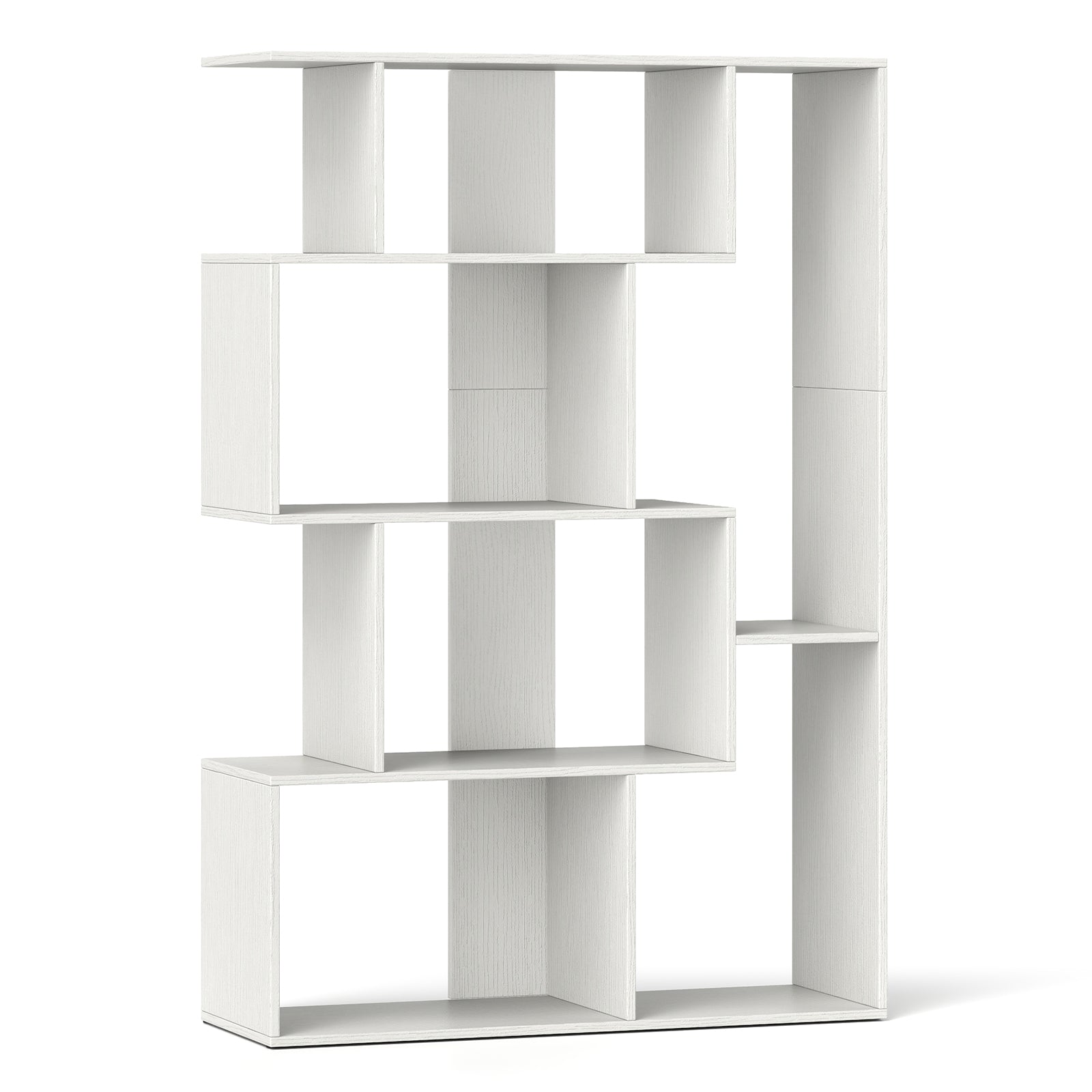 47 Inch 6-Cube Open-back Geometric Bookshelf for Bedroom Living Room