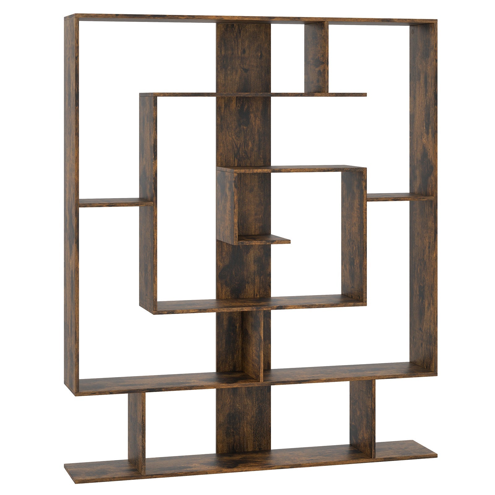 7-Tier Bookshelf Open Display Shelf Rack for Home Office