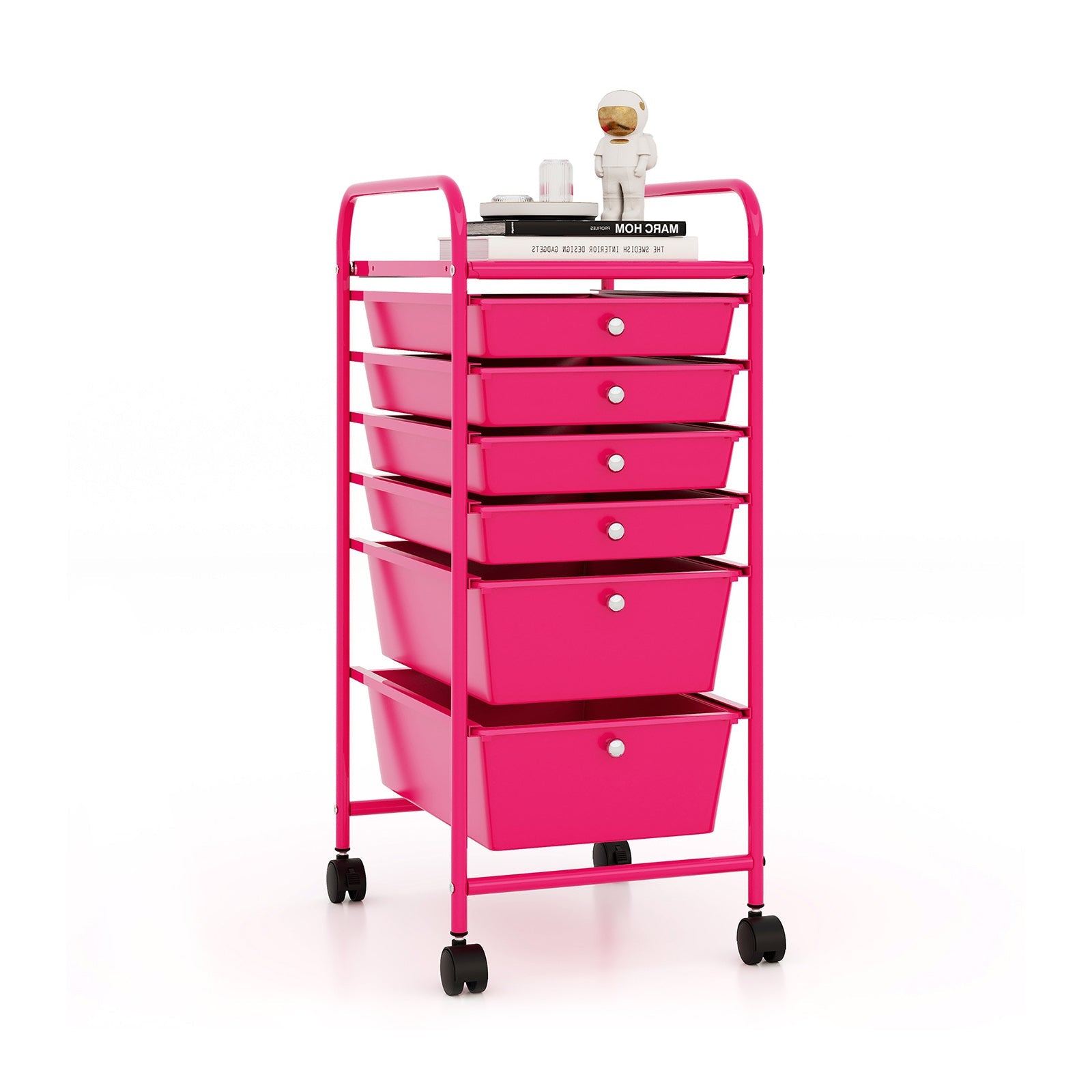 6 Drawers Rolling Storage Cart Organizer