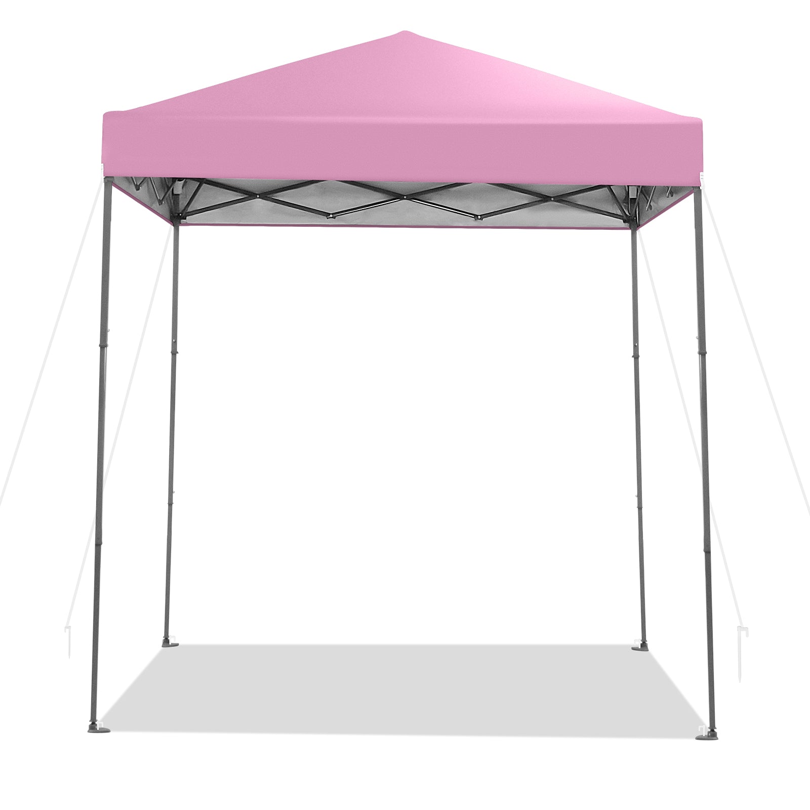 6.6 x 6.6 Feet Outdoor Pop-up Canopy Tent with UPF 50+ Sun Protection