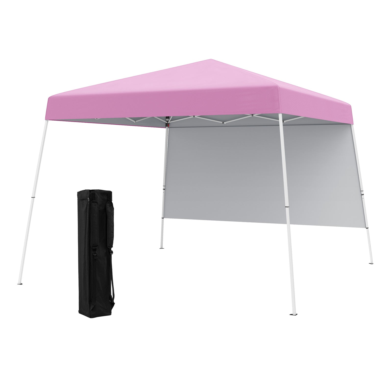 8 X 8 Feet Pop up Canopy Tent with 1 Sidewall and Portable Backpack