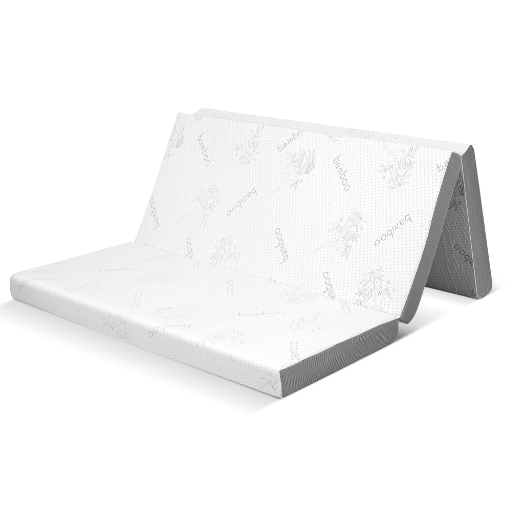 4 Inch Tri-fold Cooling Gel Memory Foam Mattress