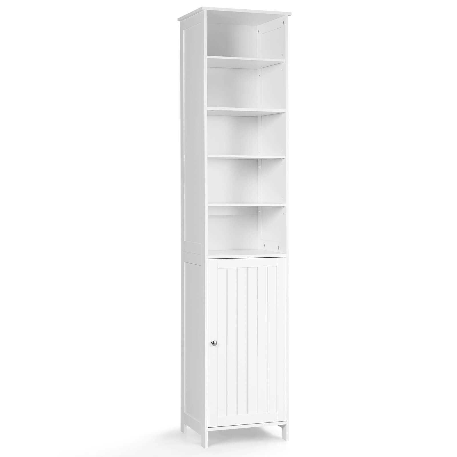 72 Inches Free Standing Tall Floor Bathroom Storage Cabinet