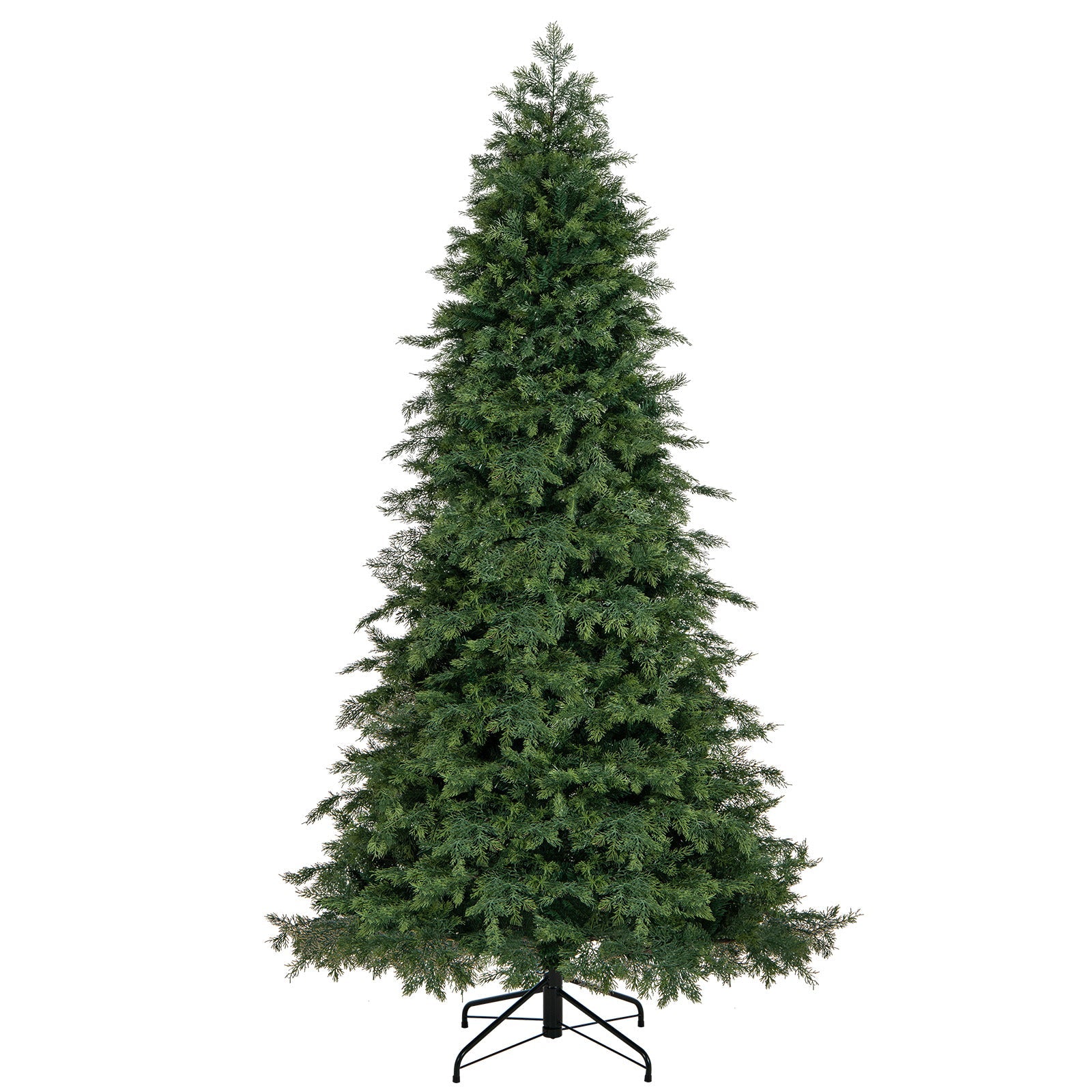 Artificial Christmas Tree Green Hinged Holiday Tree with 721/1019 Lush Branch Tips