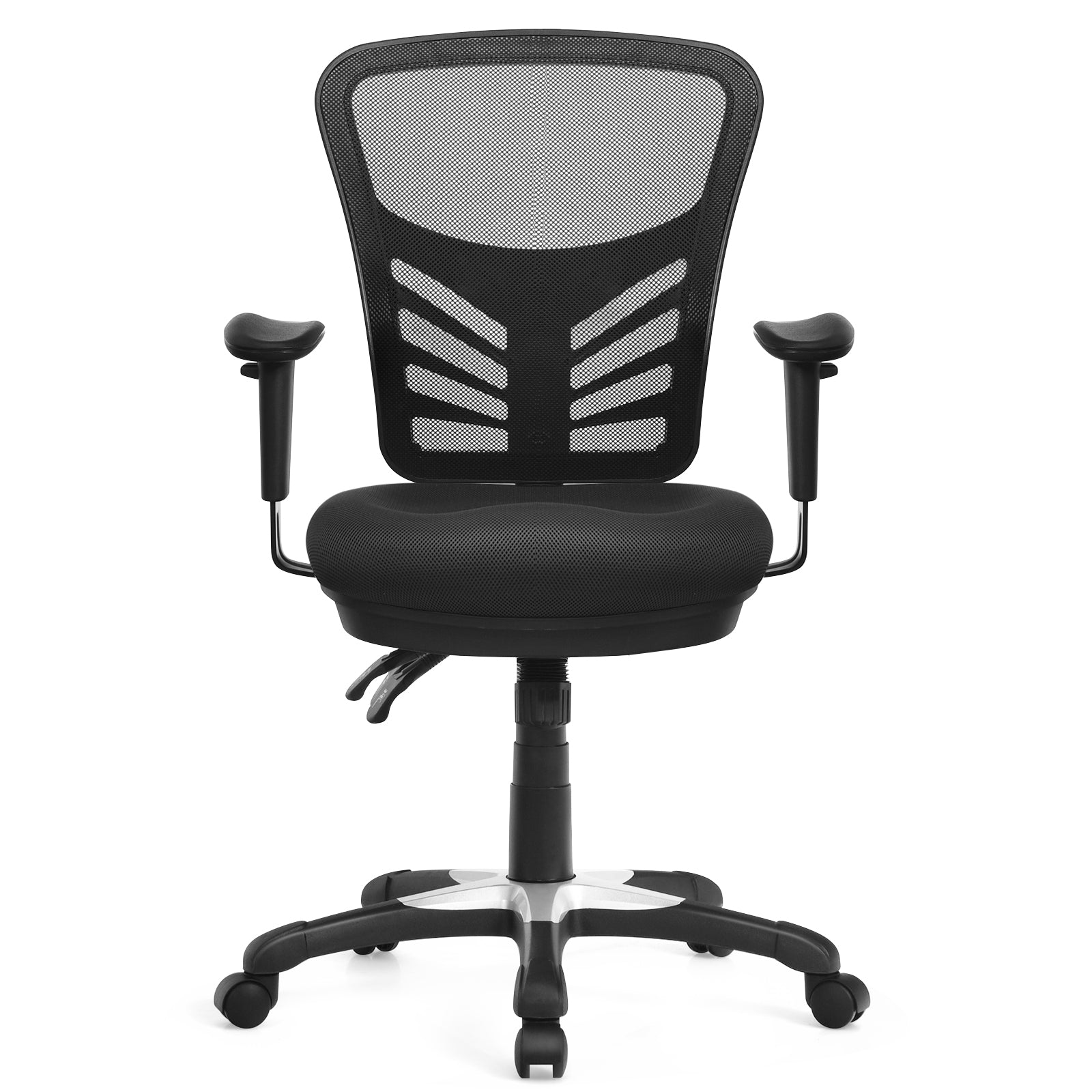 Ergonomic Mesh Office Chair with Adjustable Back Height and Armrests