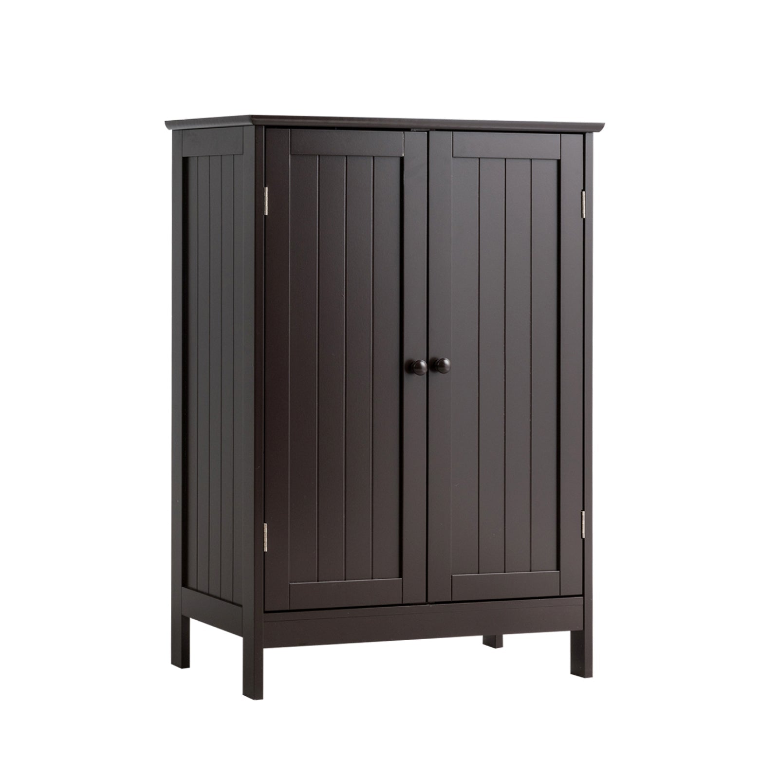Bathroom Floor Storage Double Door Cupboard Cabinet
