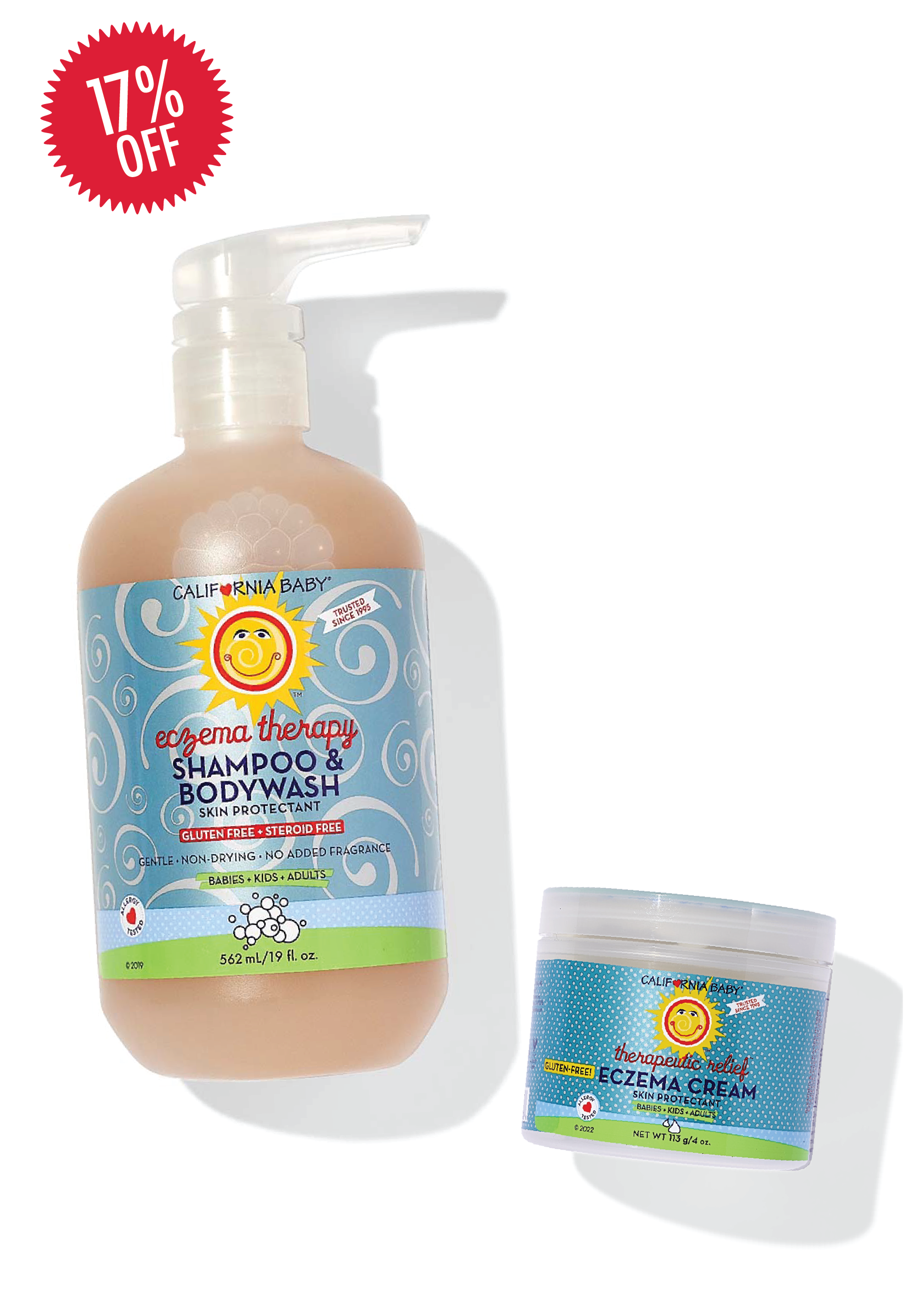 Eczema Cream + Wash Bundle