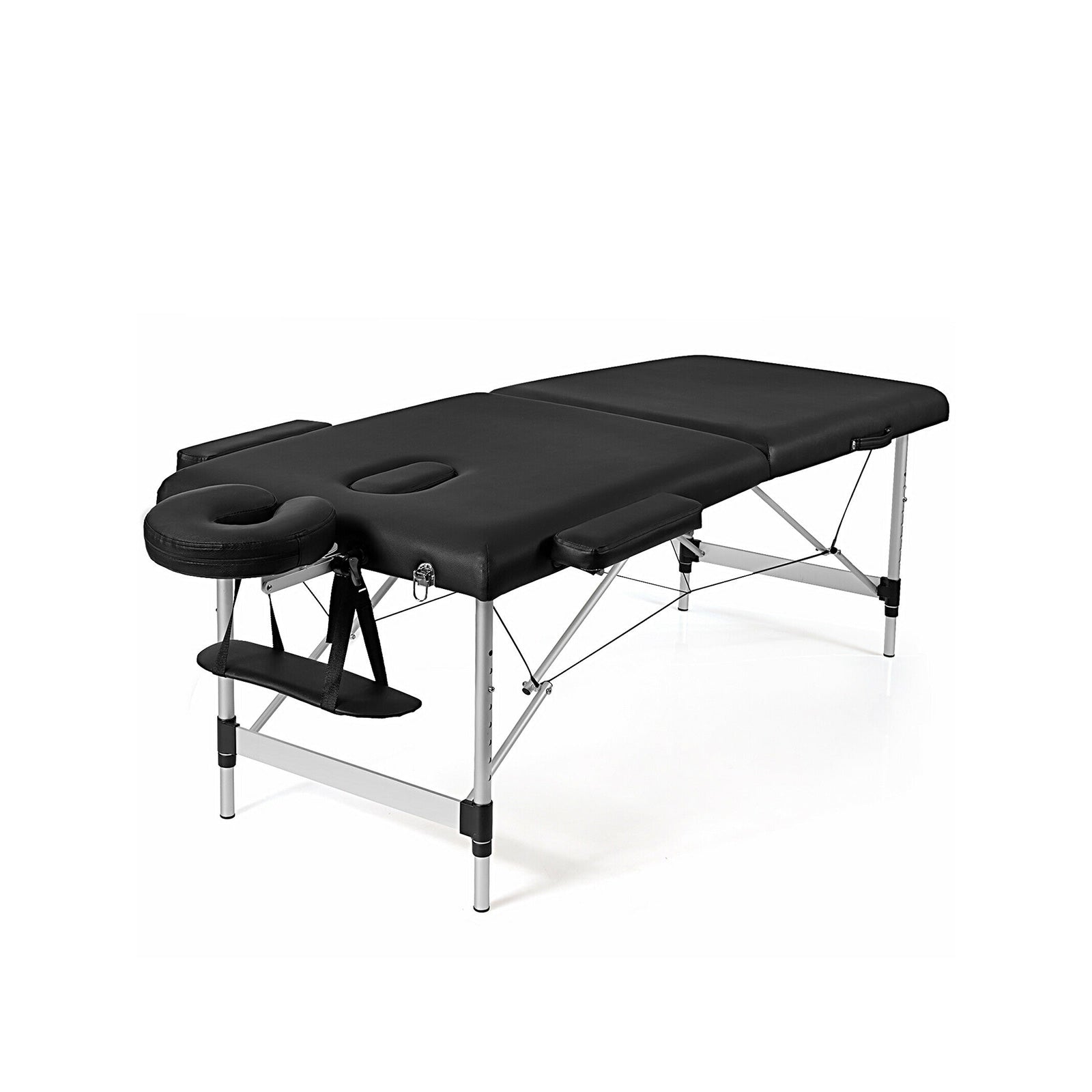 84 Inch L Portable Adjustable Massage Bed with Carry Case for Facial Salon Spa