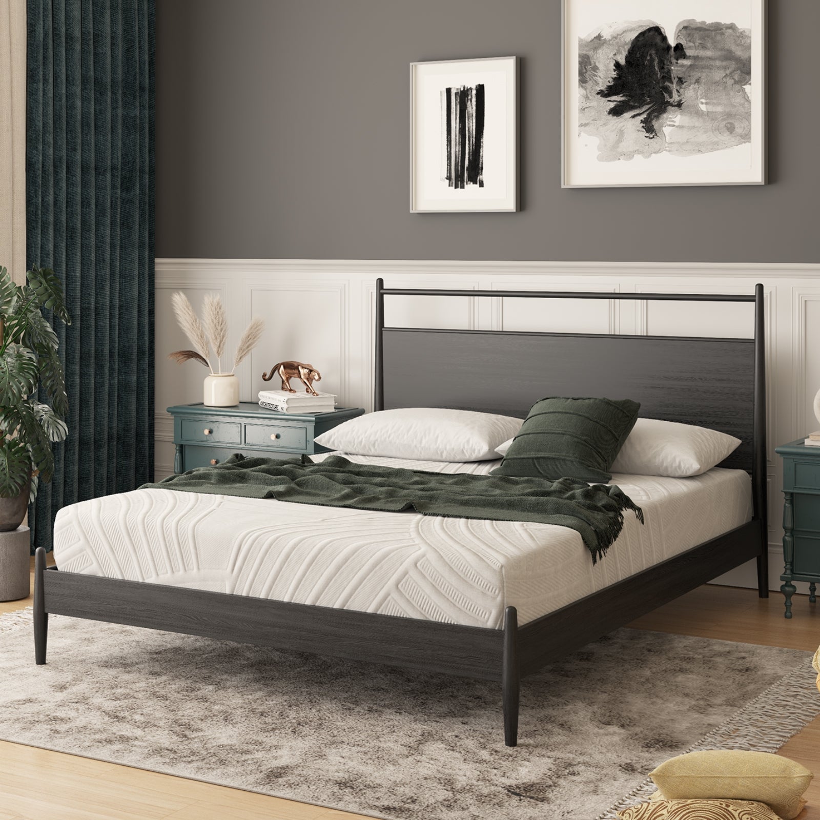 8 Inch Memory Foam Mattress with Poly Jacquard Fabric Cover