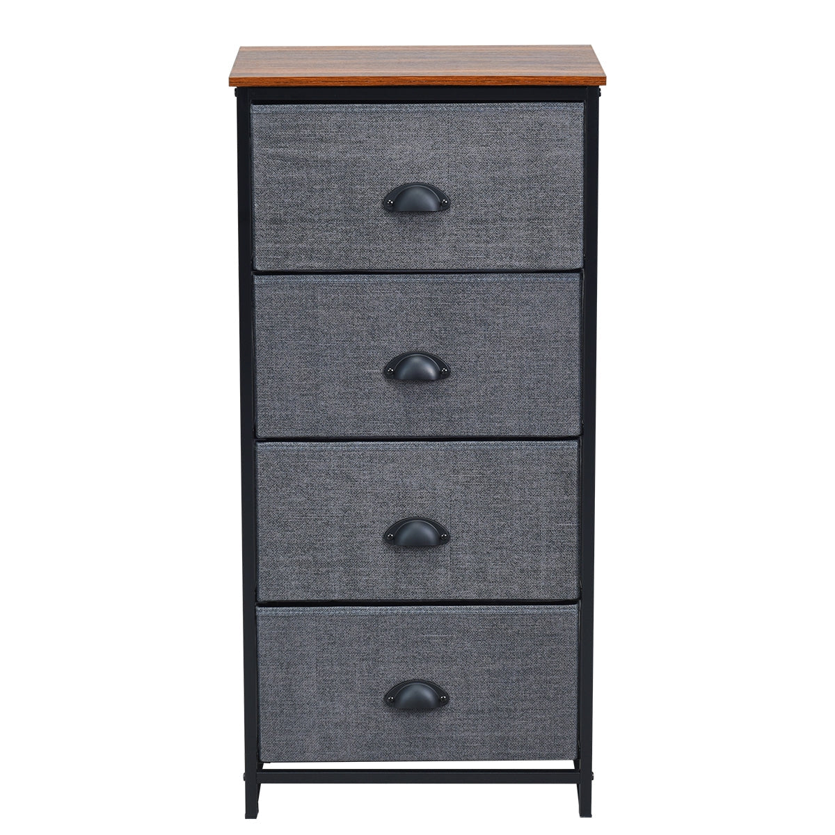 Chest Storage Tower Side Table Display Storage with 4 Drawers