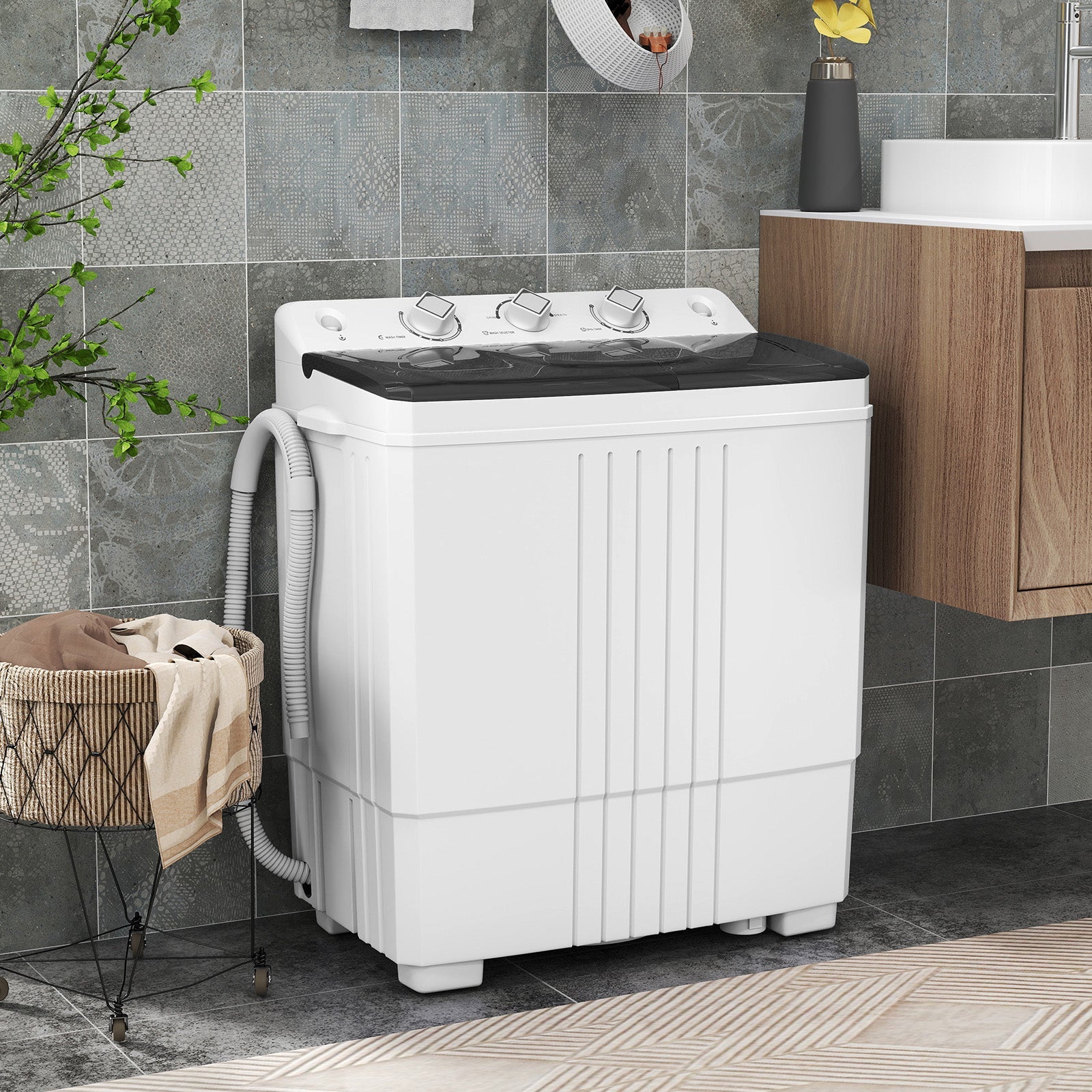 Portable Washing Machine for Dorms and Apartment